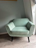 WOOOD fauteuil Rocco - Velvet - Mint - 75x92x81 - ZGAN, Huis en Inrichting, Banken | Sofa's en Chaises Longues, Ophalen, Eenpersoons