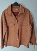 Bruin Suède Look Blouse/Jasje, Ophalen of Verzenden, Zo goed als nieuw, Maat 42/44 (L), Bruin
