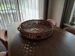 Hofzz rieten mand, Huis en Inrichting, Ophalen, Zo goed als nieuw, Rond, Riet