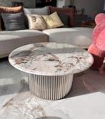 Marmeren salontafel rond, Huis en Inrichting, Ophalen, 50 tot 100 cm, Rond, Nieuw