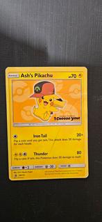 Ash pikachu SM110 promo, Ophalen of Verzenden, Zo goed als nieuw