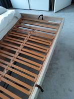 Handverstelbare lattenbodems met gasveer. 210 x 90 cm, Ophalen, Gebruikt, 90 cm, Eenpersoons