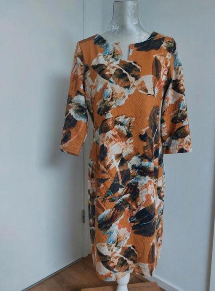 Kyra & Ko Jurk Maat 40, Kleding | Dames, Jurken, Zo goed als nieuw, Maat 38/40 (M), Oranje, Knielengte, Ophalen of Verzenden