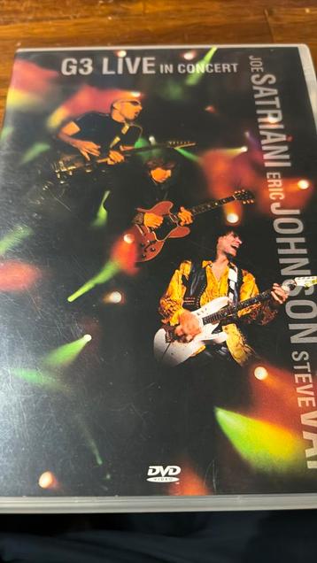 Joe Satriani Eric Johnson G3 dvd met Steve Vail live  beschikbaar voor biedingen