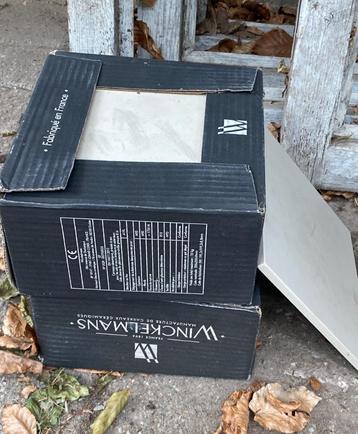 Winckelmans tegels BLANC - 20 x 20 - twee dozen beschikbaar voor biedingen