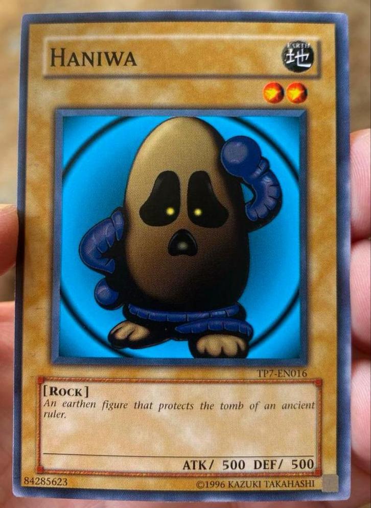 Yu-Gi-Oh! Haniwa TP7 Tournament Promo !, Hobby en Vrije tijd, Verzamelkaartspellen | Yu-gi-Oh!, Zo goed als nieuw, Losse kaart