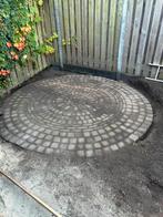 Cirkel terras stenen, Tuin en Terras, Ophalen, Gebruikt