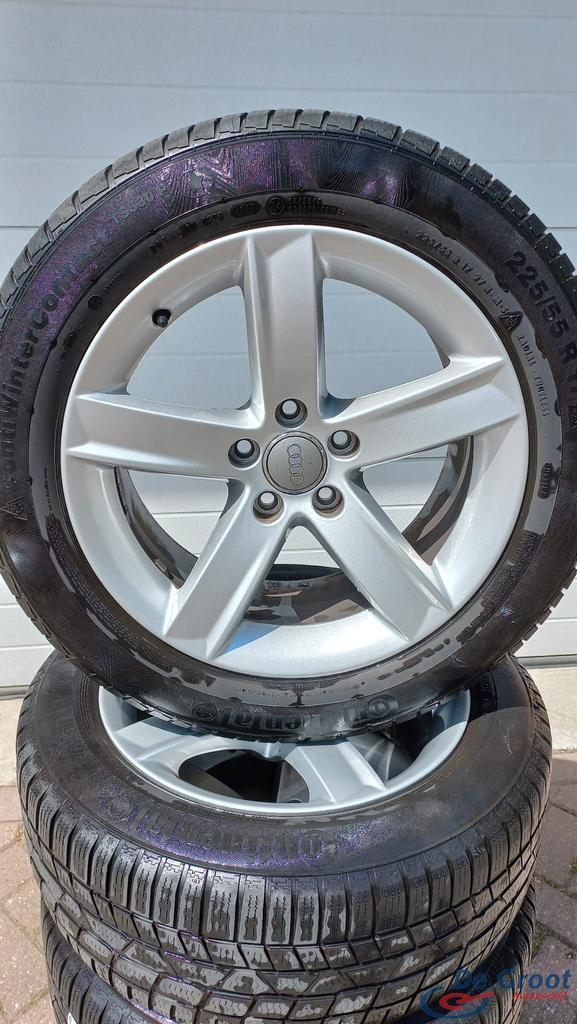 Winterwielen / winterbanden 225/55/17 Audi a5, Auto-onderdelen, Banden en Velgen, Banden en Velgen, Winterbanden, 17 inch, 225 mm