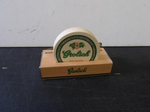 Grolsch menukaart- / viltjeshouder (nr.1), Verzamelen, Biermerken, Nieuw, Overige typen, Grolsch, Ophalen of Verzenden