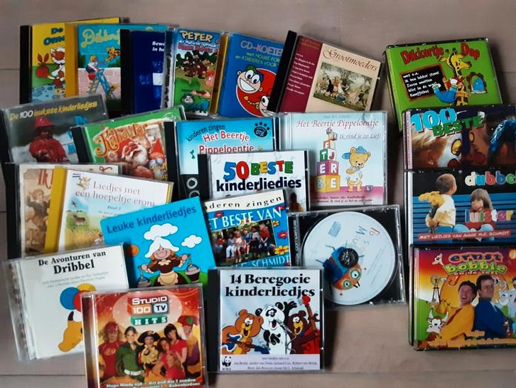 23 kinder cd's samen €10, Cd's en Dvd's, Cd's | Kinderen en Jeugd, Gebruikt, Ophalen of Verzenden