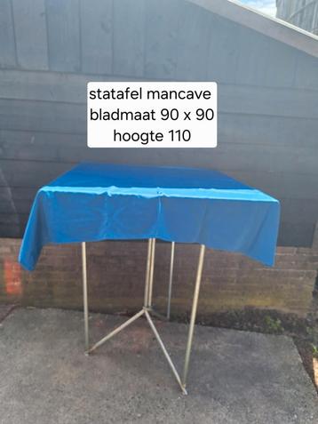 Statafels met kleed  beschikbaar voor biedingen