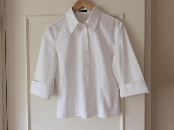 Strenesse Gabriele Strehle prachtige witte blouse mt 38 ZGAN, Kleding | Dames, Blouses en Tunieken, Zo goed als nieuw, Maat 38/40 (M)