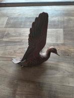Koperkleurige keramische vliegende eend, Ophalen of Verzenden, Koper