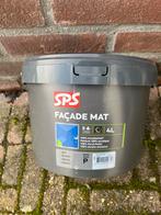SPS muurverf 4 liter Facade mat wit, Ophalen of Verzenden, Zo goed als nieuw, Wit