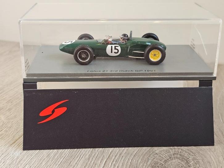 Lotus 21, Jim Clark # 15, 3e Dutch GP 1961. SPARK, Hobby en Vrije tijd, Modelauto's | 1:43, Zo goed als nieuw, Auto, Overige merken