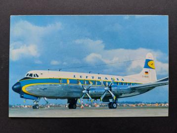 Ansichtkaart van een Lufthansa Viscount 814 (LU72) 