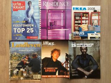 Plaatjes folders tijdschriften om te knutselen  beschikbaar voor biedingen