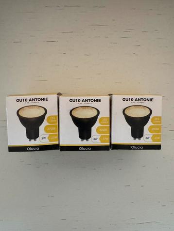 3x Olucia GU10 LED Lamp - Nieuw beschikbaar voor biedingen