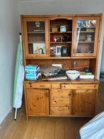 Grenen Keukenkast met Servies, Ophalen