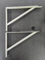 Plankdragers industrieel wit  40 x 26 cm  300 kg belastbaar, Ophalen, Gebruikt