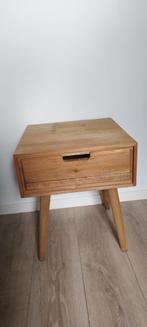 Scandinavisch Nachtkast - sparrenhout, Huis en Inrichting, Slaapkamer | Nachtkastjes, Ophalen, Minder dan 45 cm, Zo goed als nieuw