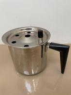 RVS Melkkoker melk kookpan vintage retro 1e eigenaar zgan, Huis en Inrichting, Keuken | Potten en Pannen, Ophalen, Zo goed als nieuw
