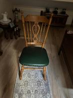eiken eetkamerstoelen, Huis en Inrichting, Ophalen, Gebruikt, Bruin, Vier