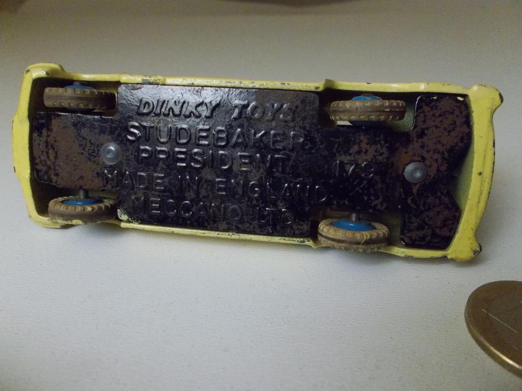 1958 Dinky Toys 179 STUDEBAKER PRESIDENT (Repainted) -D-., Ophalen of Verzenden, Gebruikt, Auto, Dinky Toys