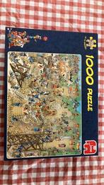 Jan van Haasteren middeleeuwen 1000st, Ophalen of Verzenden, 500 t/m 1500 stukjes, Zo goed als nieuw