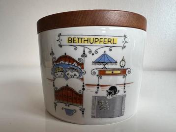 Vintage Bavaria Schramberg Snoeppot ‘Betthupferl’ Poes 70’s beschikbaar voor biedingen