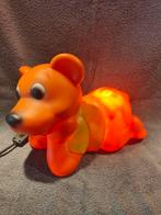 Leuke oranje berenlamp voor de kinderkamer, Kunststof, Gebruikt, Kindvriendelijk, Ophalen of Verzenden
