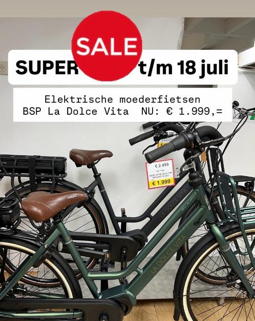SUPERSALE!! Elektrische moederfiets- tm 18 juli - Nijmegen, Fietsen en Brommers, Elektrische fietsen, Nieuw, Overige merken, Ophalen