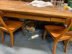 Eettafel, Ophalen, Teakhout, 200 cm of meer, Zo goed als nieuw