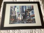 Lijst met foto Times Square New York in de vroege ochtend, Ophalen, 75 tot 100 cm, Foto of Poster, 50 tot 75 cm