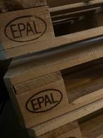4x EPAL europallets 80x120 cm, Doe-het-zelf en Verbouw, Ophalen, Zo goed als nieuw, 50 mm of meer, Pallet
