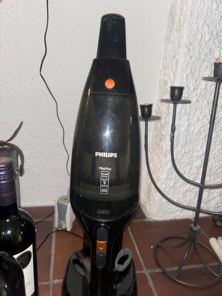 Philips MiniVac Kruimeldief - Handig voor kleine klusjes!, Witgoed en Apparatuur, Stofzuigers, Gebruikt, Kruimeldief, Minder dan 1200 watt