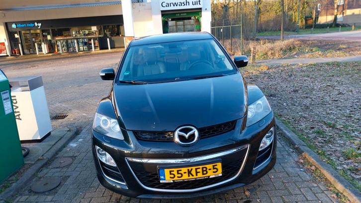 Mazda CX-7 2.3 Turbo 191KW 2009 Zwart, Auto's, Mazda, Particulier, CX-7, 4x4, ABS, Achteruitrijcamera, Adaptieve lichten, Adaptive Cruise Control