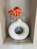 H&M donut vaas wit, Huis en Inrichting, Ophalen, Zo goed als nieuw, Wit, Minder dan 50 cm