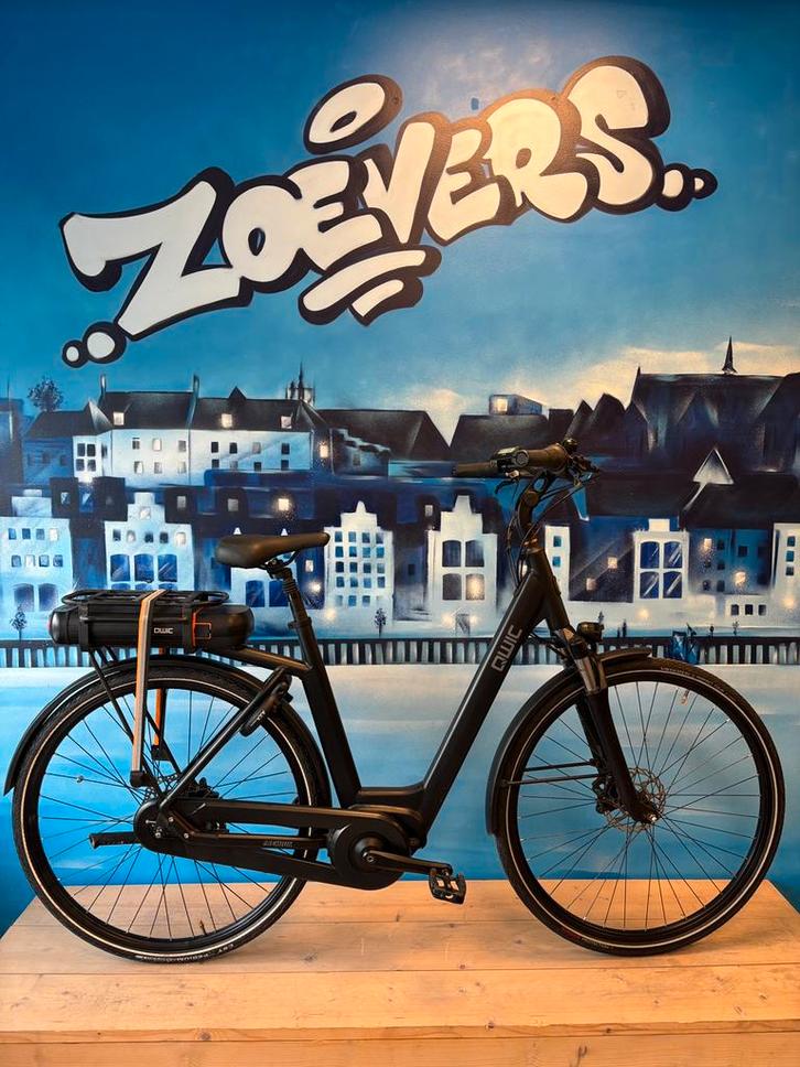 Qwic MN7d elektrische fiets, Dames 54cm 2023 slechts 4800km, Fietsen en Brommers, Elektrische fietsen, Gebruikt, Qwic, 51 tot 55 cm