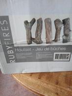 Keramische houtset Ruby Fires, Ophalen of Verzenden, Nieuw, Vrijstaande haard, Gelhaard
