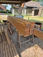 Vurenhout 140x40x3300 195x70x5400 115x35x3000, Doe-het-zelf en Verbouw, Hout en Planken, Ophalen of Verzenden, Zo goed als nieuw