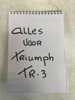 Triumph TR3 Diverse onderdelen, Ophalen of Verzenden, Nieuw, Triumph