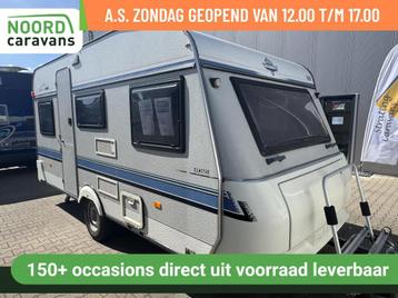 Hobby 420 CLASSIC, VOORTENT NETTE CARAVAN! MEENEEMPRIJS! beschikbaar voor biedingen