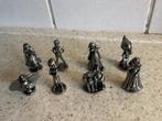 8 Metalen Disney pionnen, Ophalen of Verzenden, Beeldje of Figuurtje