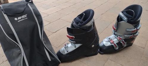 Salomon Skischoenen maat 47 met tas, Sport en Fitness, Skiën en Langlaufen, Gebruikt, Schoenen, Skiën, Salomon, 160 tot 180 cm