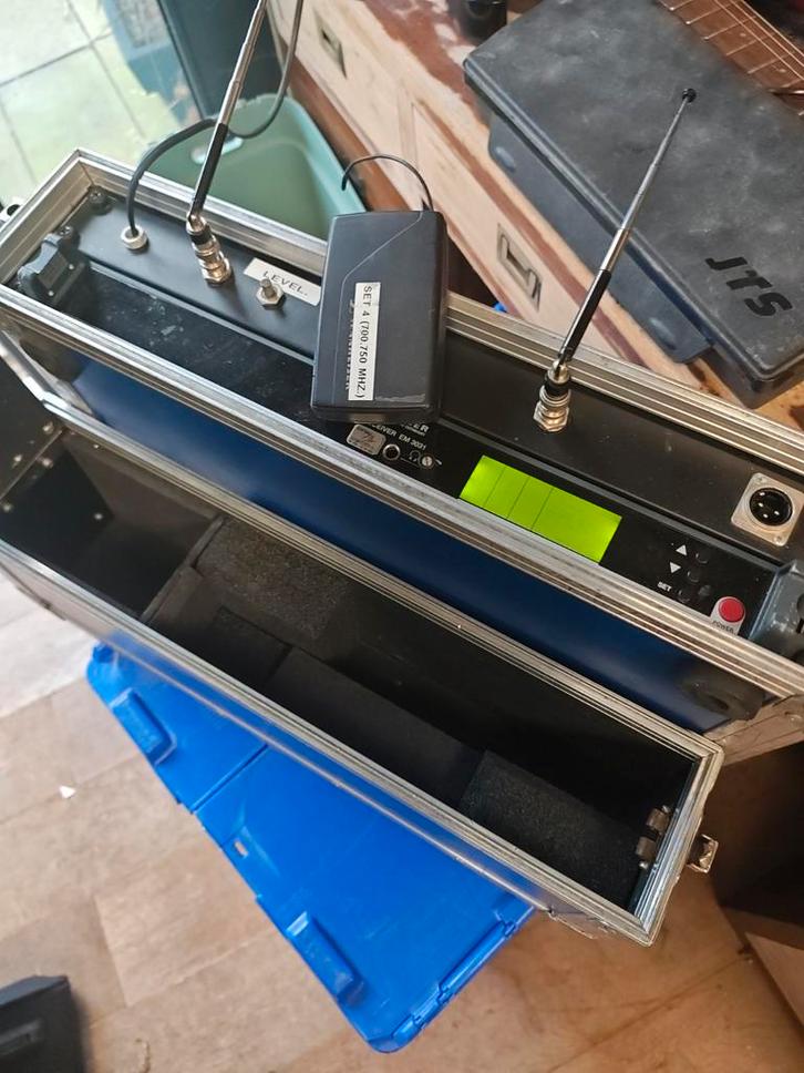 Sennheiser Microport set EM 3031, Muziek en Instrumenten, Microfoons, Gebruikt, Zangmicrofoon, Draadloos, Ophalen of Verzenden