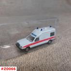 Mercedes-Benz Miesen Bonna 124 AMBULANCE wit Herpa 1:87 zgan, Hobby en Vrije tijd, Modelauto's | 1:87, Ophalen of Verzenden, Zo goed als nieuw
