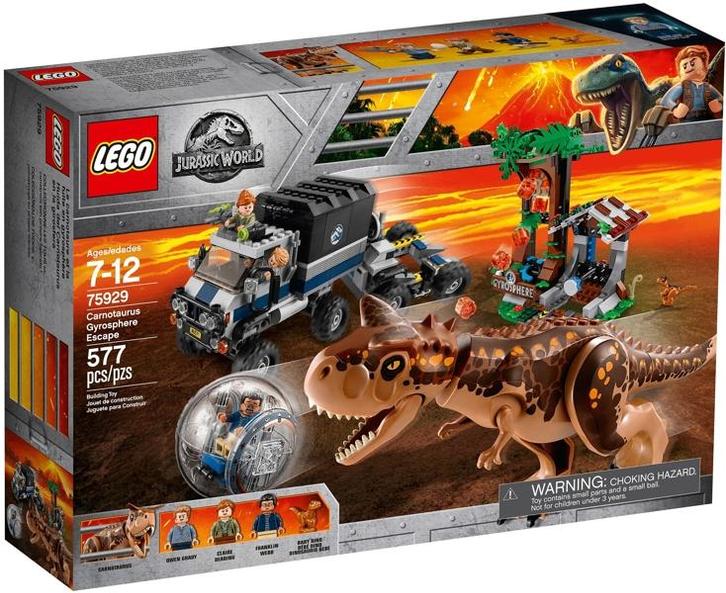 Lego Jurassic set 75929 Carnotaurus Gyrosphere Escape, Kinderen en Baby's, Speelgoed | Duplo en Lego, Nieuw, Lego, Complete set