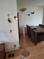 Stijlvolle Staande Lamp met Leeslamp, Ophalen, Gebruikt, Metaal, Modern