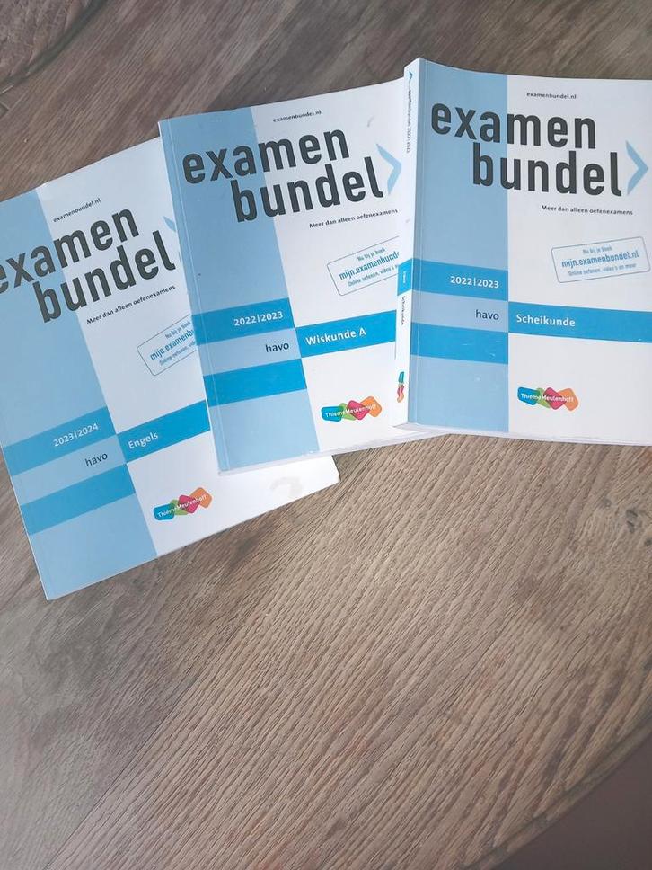 HAVO Examenbundels Diverse Vakken, Boeken, Schoolboeken, Gelezen, Scheikunde, HAVO, Ophalen of Verzenden